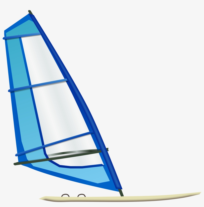 Freeuse Windsurfing Big Image Png - Windsurfing Clipart Png, transparent png