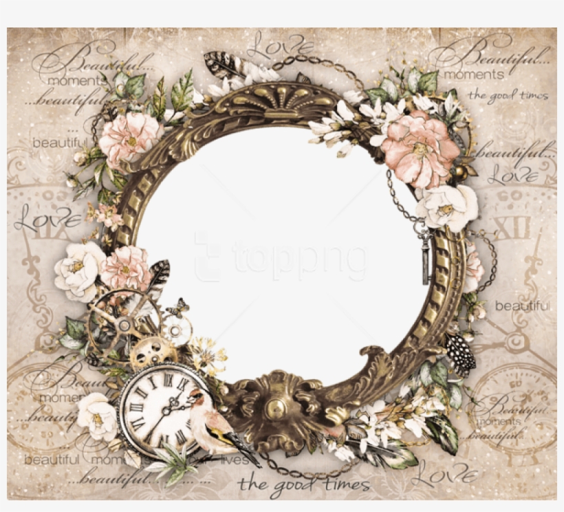 Free Png Best Stock Photos Vintage Frame Transparent - Vintage Photo Frames Png, transparent png