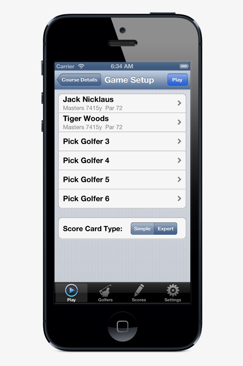 Tap "play" Button Mobile App Navigation Interface 989x1582 PNG