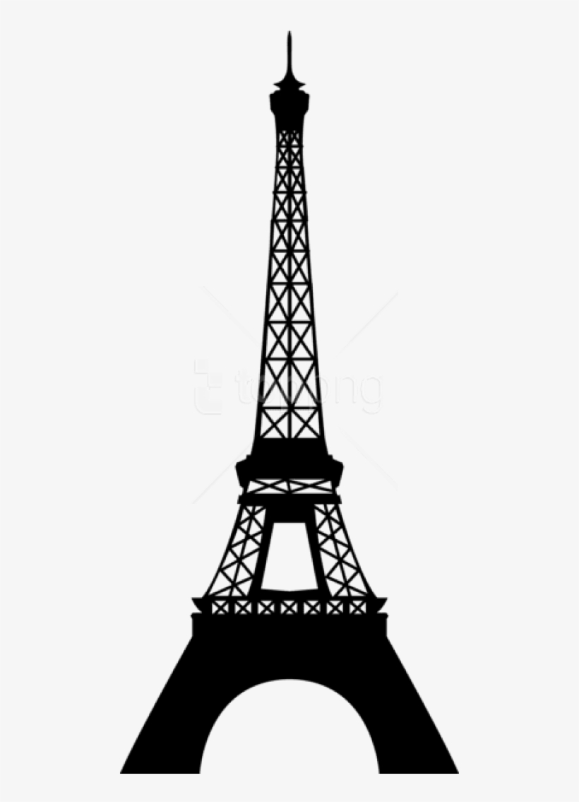 Free Png Download Eiffel Tower Silhouette Transparent - Eiffel Tower Silhouette Transparent Background, transparent png