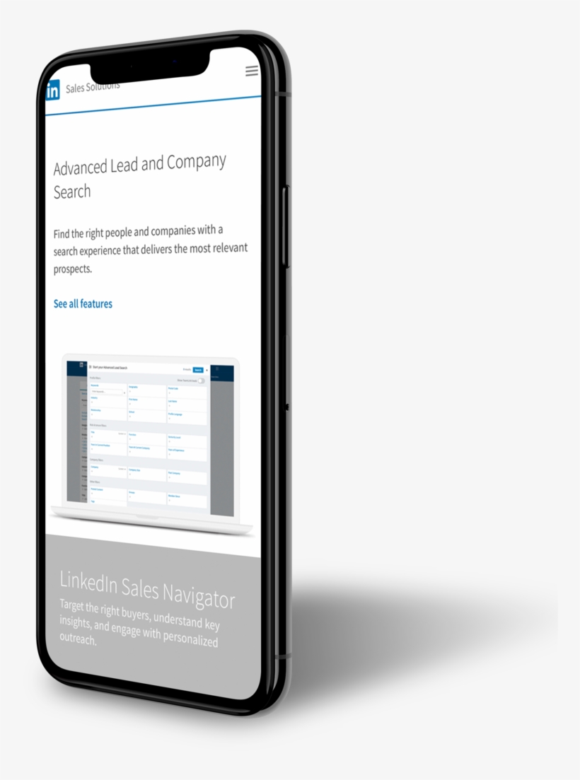 Linkedin Phone - Iphone, transparent png