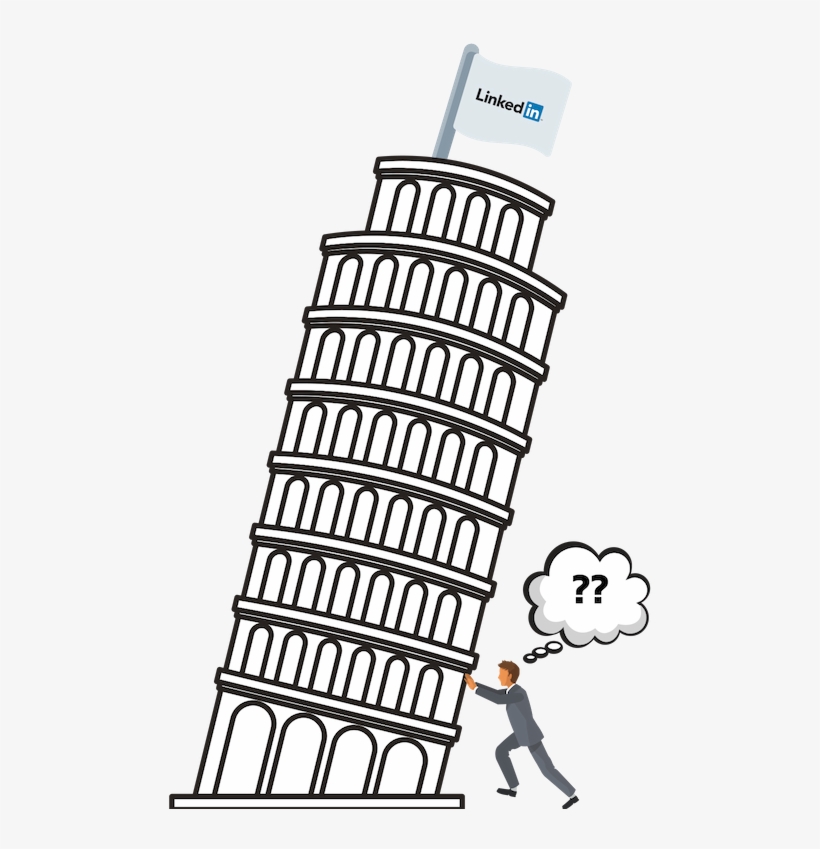 A Linkedin Profile Is The Foundation For Building Brand - Leaning Tower Of Pisa Clipart, transparent png