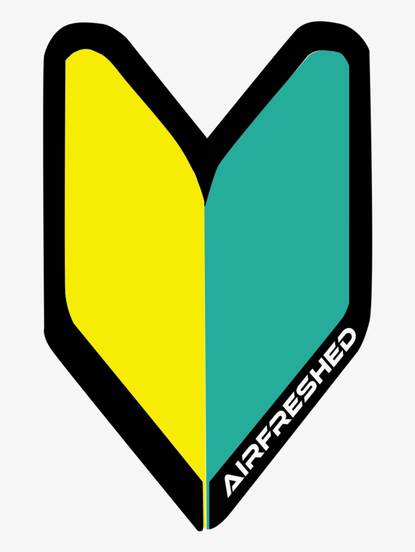 Airfreshed Jdm Wakaba Sticker - Wakaba, transparent png