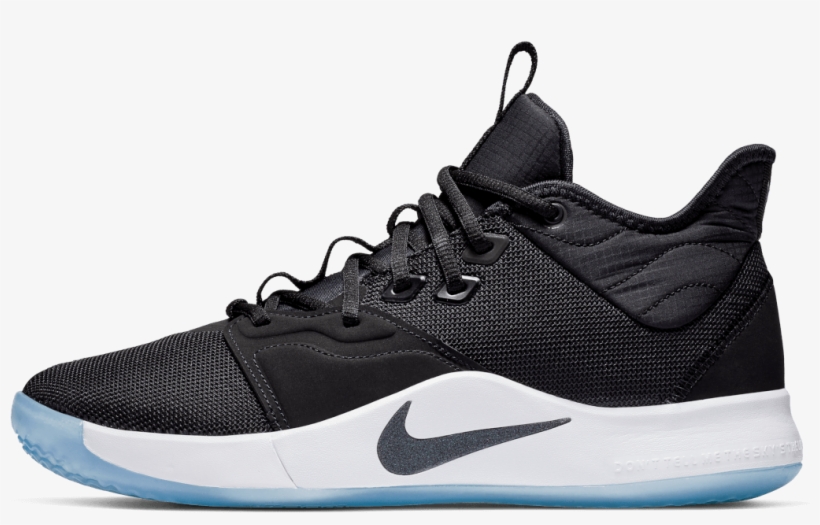 Nike Pg - Nike Pg 3 Black White, transparent png
