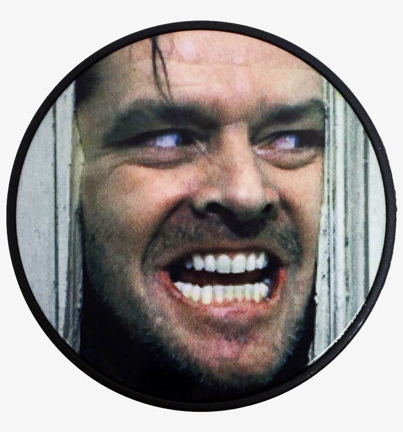 The Shining Here's Johnny Phone Grip - Shining Movie Poster Jack Nicholson Kubrick, transparent png