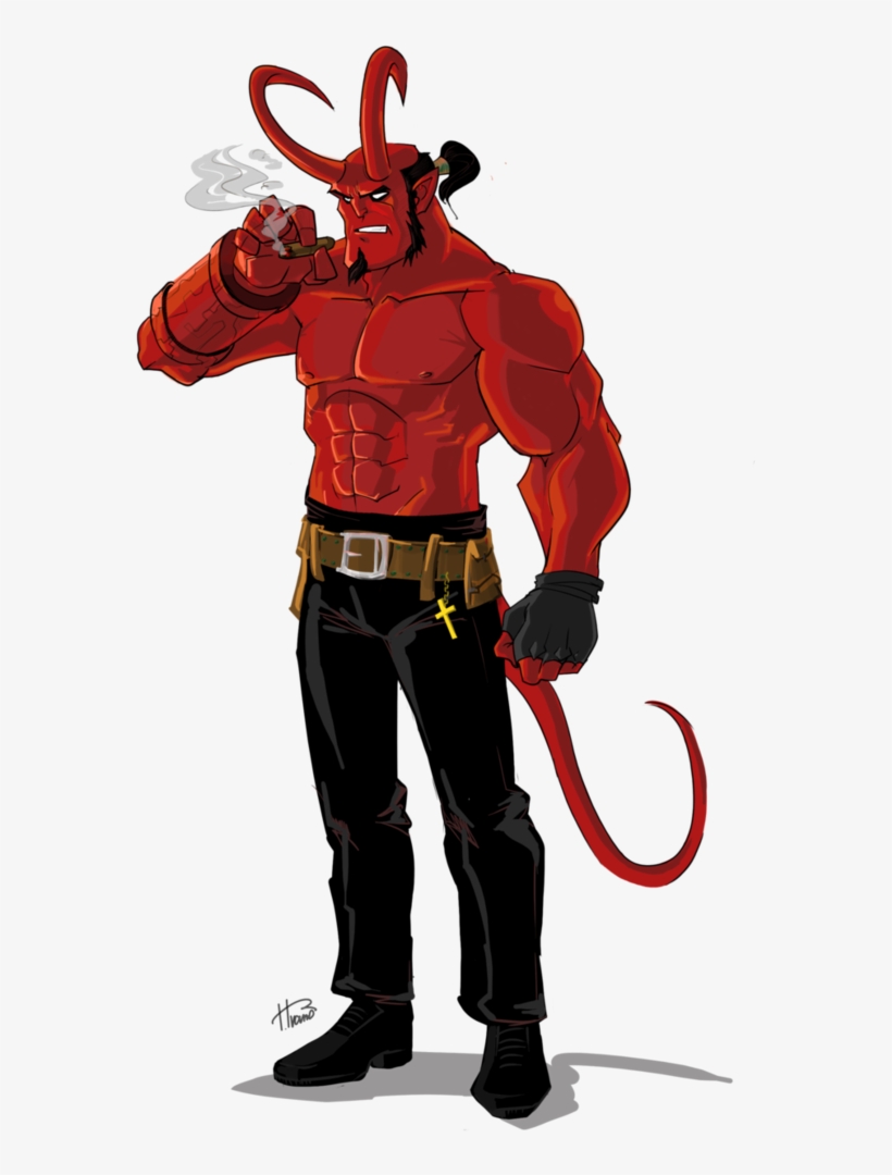 Hellboy Transparent Background - Hellboy Comic Png, transparent png
