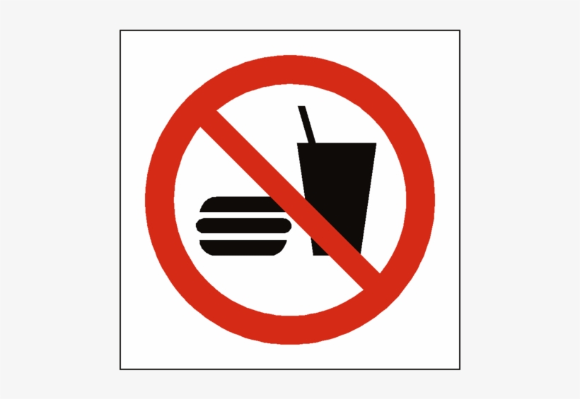 No Eating Or Drinking Symbol Sign - No Food Or Drink Sign Board, transparent png