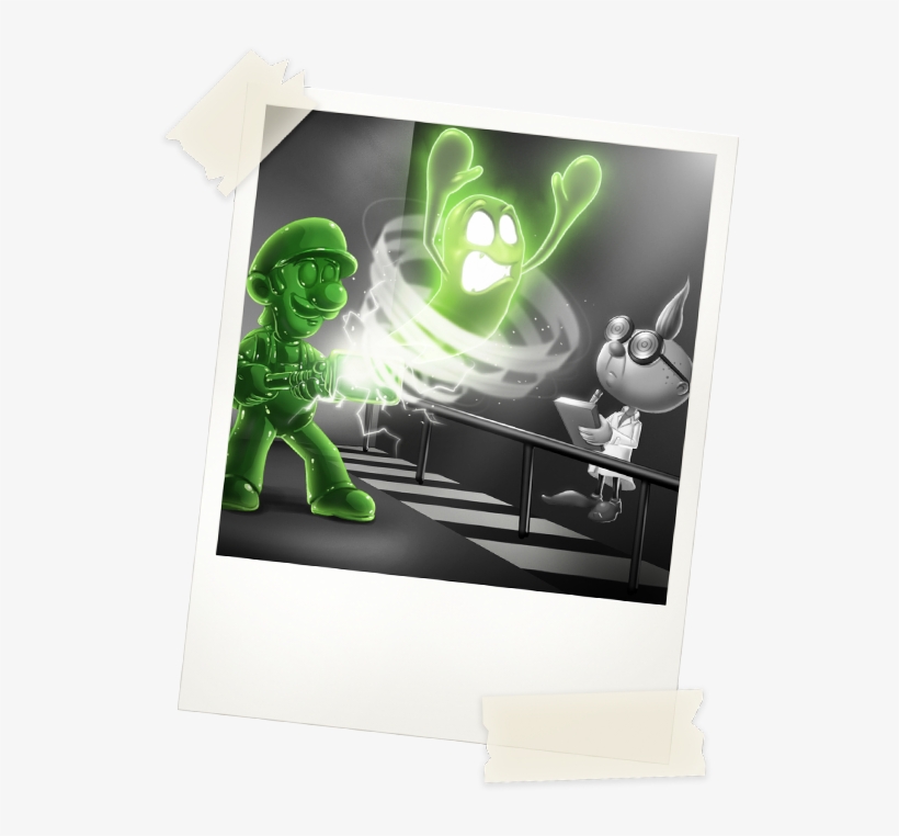 Read All About The Birth Of This Greener Ghost-grabbing - Luigi's Mansion, transparent png