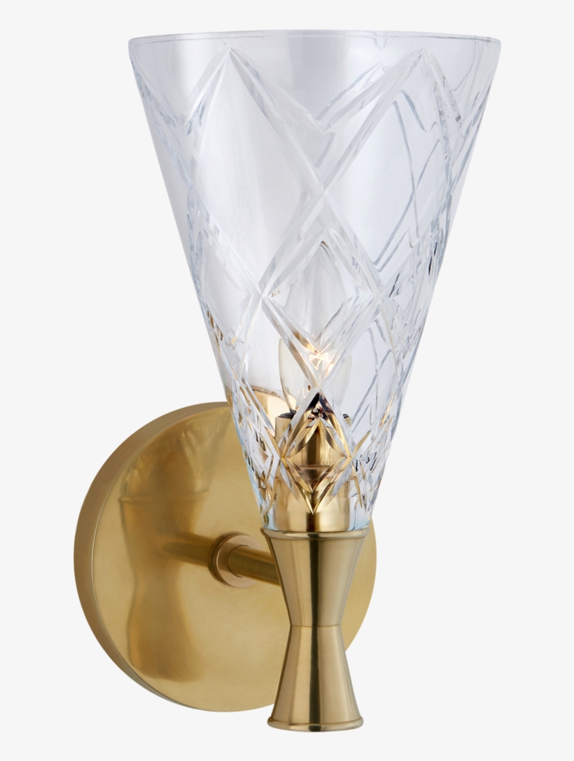 Darcy Single Sconce In Soft Brass Design By Kate Spade - Lamp, transparent png