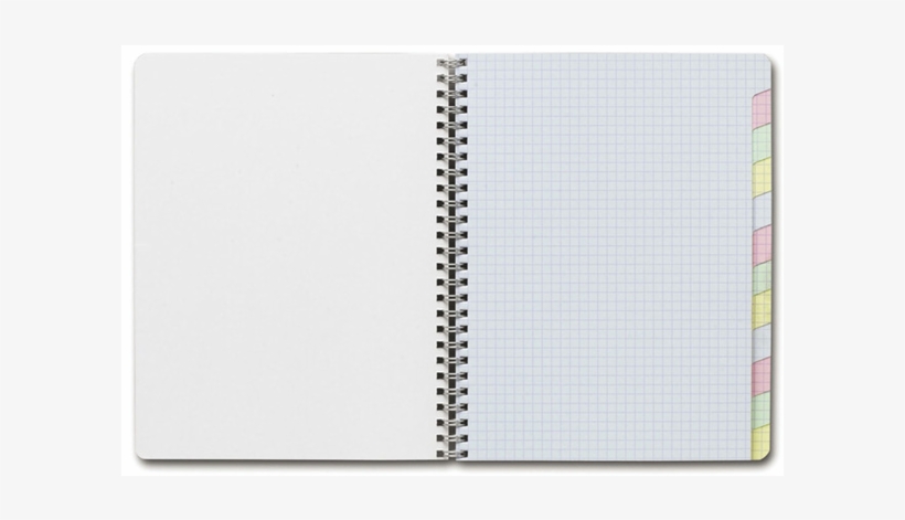 Clairefontaine Classics Side Wirebound 6¾" X 8¾" Multi-subject - High School Notebook Paper, transparent png