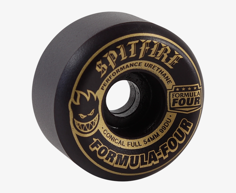 Spitfire F4 99a Conical Full 54mm Blackout Bronze Wheels - Conical Full Blackout Spitfire 53mm Silver, transparent png