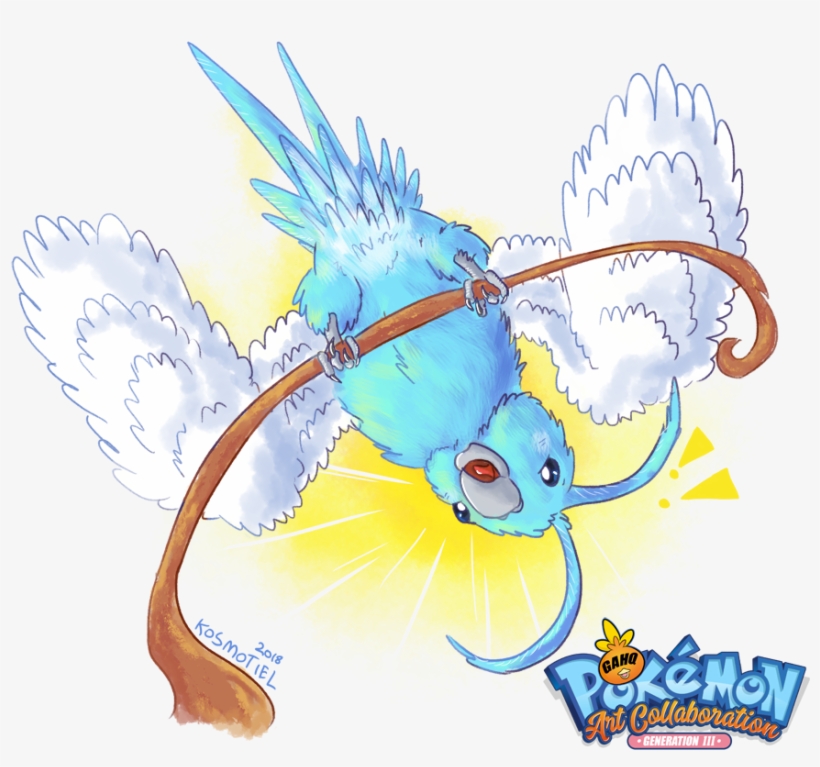 #333 Swablu Used Astonish And Feather Dance In Our - Cartoon, transparent png