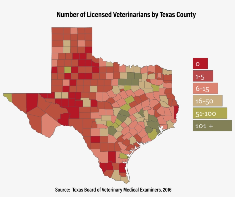 In Texas, 74 Percent Of Counties Have Fewer Than 50,000 - Map, transparent png