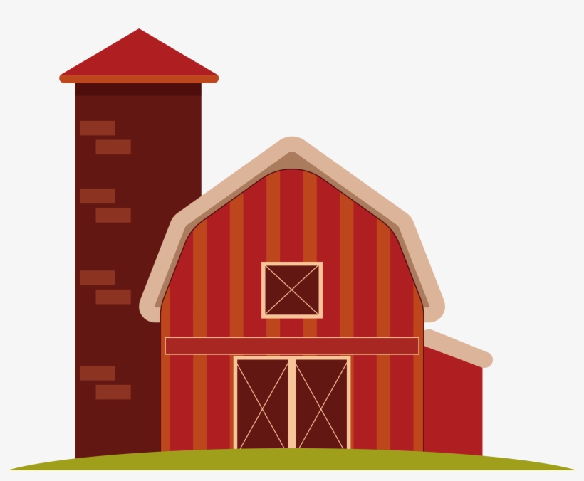 Jpg Transparent Stock Euclidean Vector Animal Element - Cartoon Barn, transparent png
