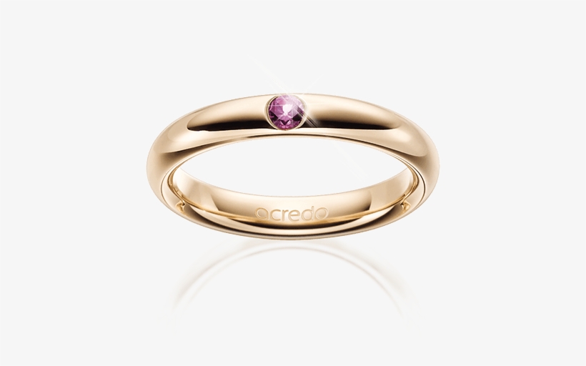 Ring With Pink Safir - Engagement Ring, transparent png