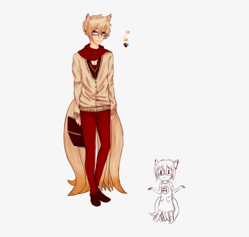 “ Ninetales Gijinka Gonna Redesign Him Soon ” - Cartoon, transparent png