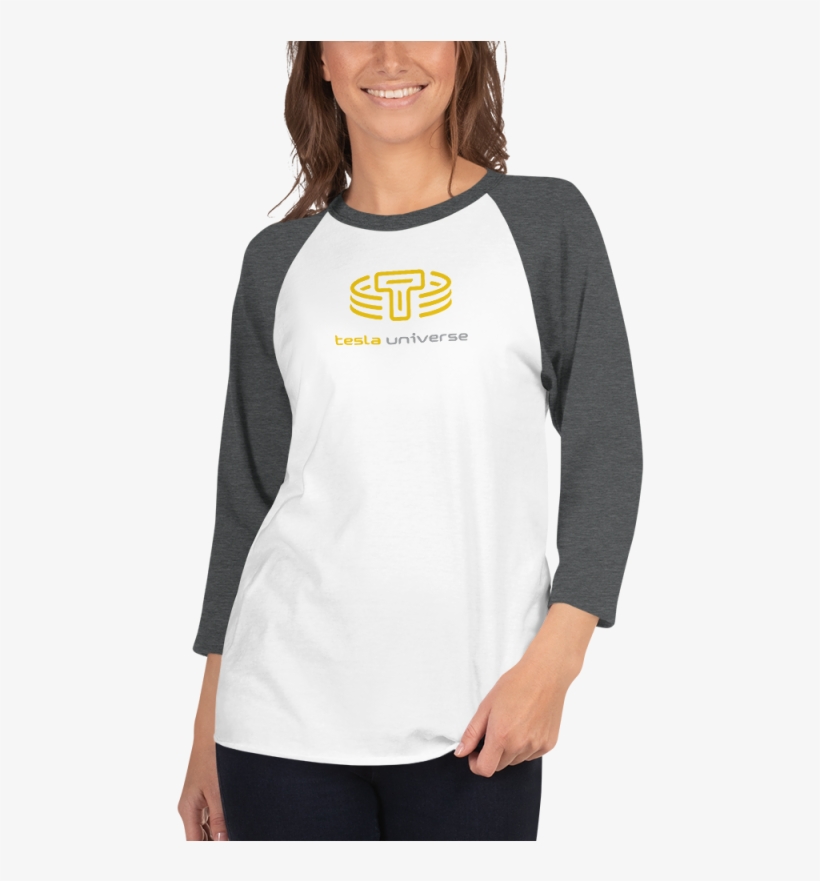 Tu Logo Women's 3/4 Sleeve Raglan Shirt - Shirt, transparent png