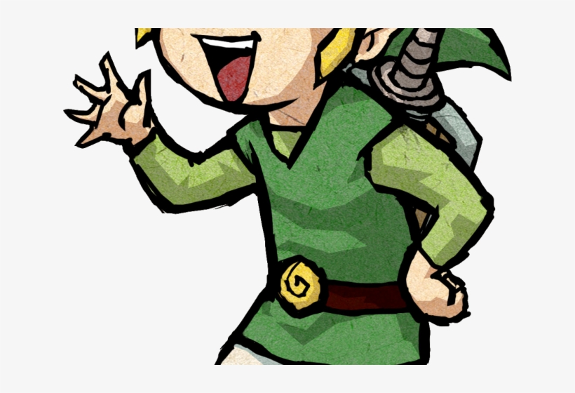 The Legend Of Zelda Clipart Windwaker Art - Zelda Wind Waker Png, transparent png