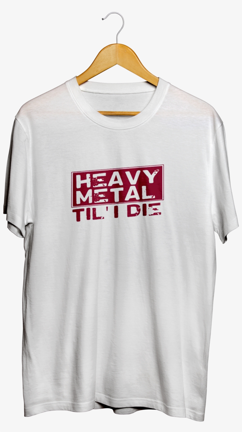 Heavy Metal White T-shirts - T-shirt, transparent png