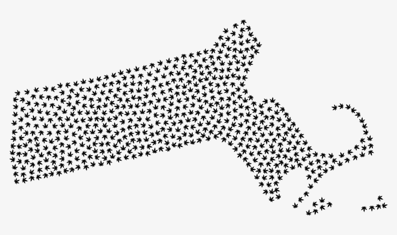 Massachusetts Marijuana - Pattern Dots Vector, transparent png
