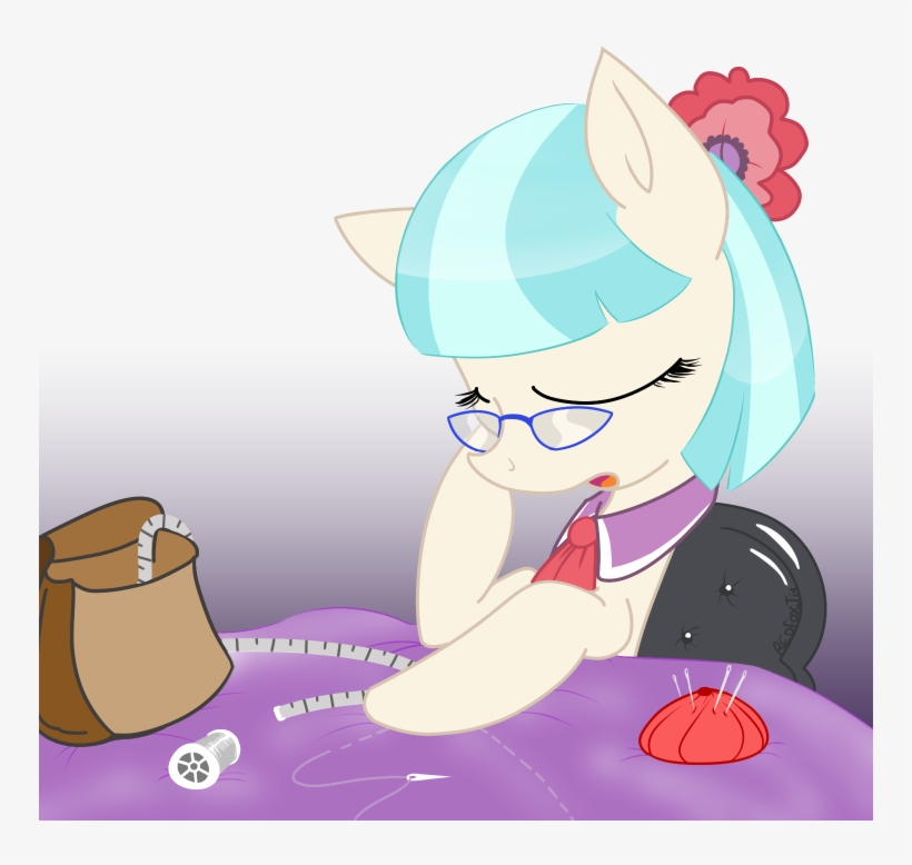 Redfoxjake, Coco Pommel, Fabric, Glasses, Safe, Sewing, - Cartoon, transparent png