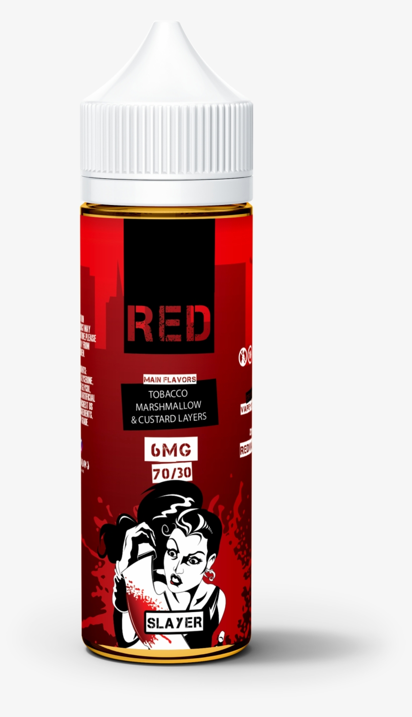 Slayer Red Ejuice - Bottle, transparent png