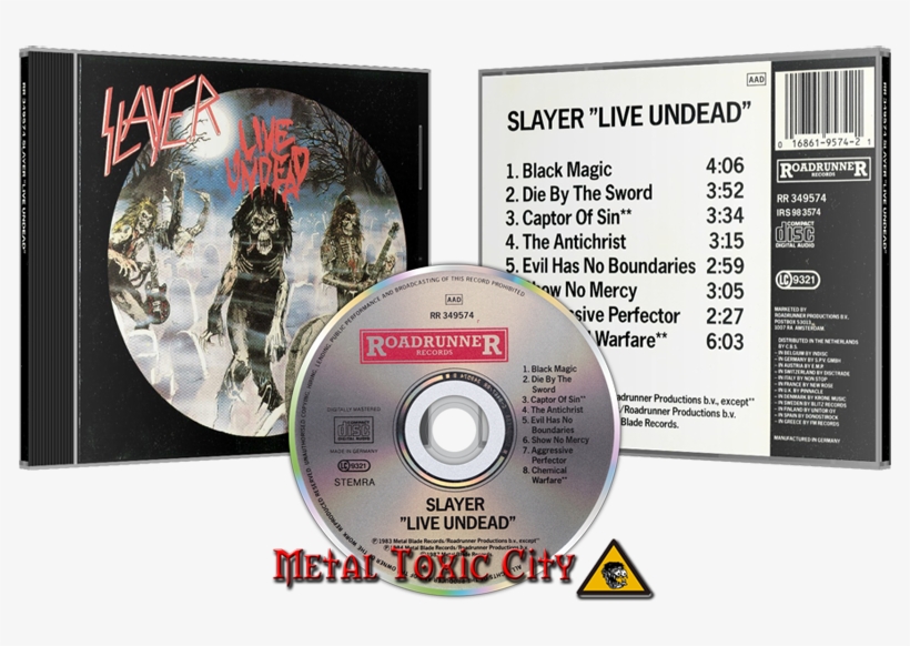 Slayer Album - Slayer Live Undead Cd, transparent png