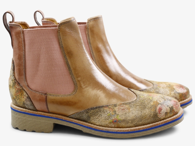 Ankle Boots Amelie 13 Floret Curcuma Ash Rose Elastic - Chelsea Boot, transparent png