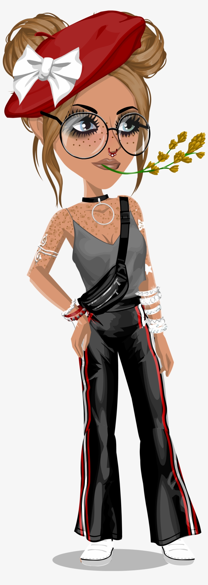 Moviestarplanet Girl Pose Png, transparent png