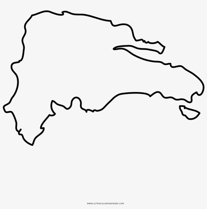 Dominican Flag Coloring Page