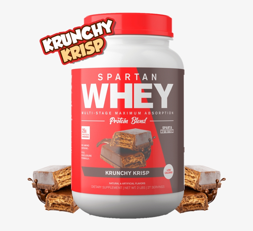 Spartan Nutrition Krunchy Krisp Whey Protein Blend - Dietary Supplement, transparent png