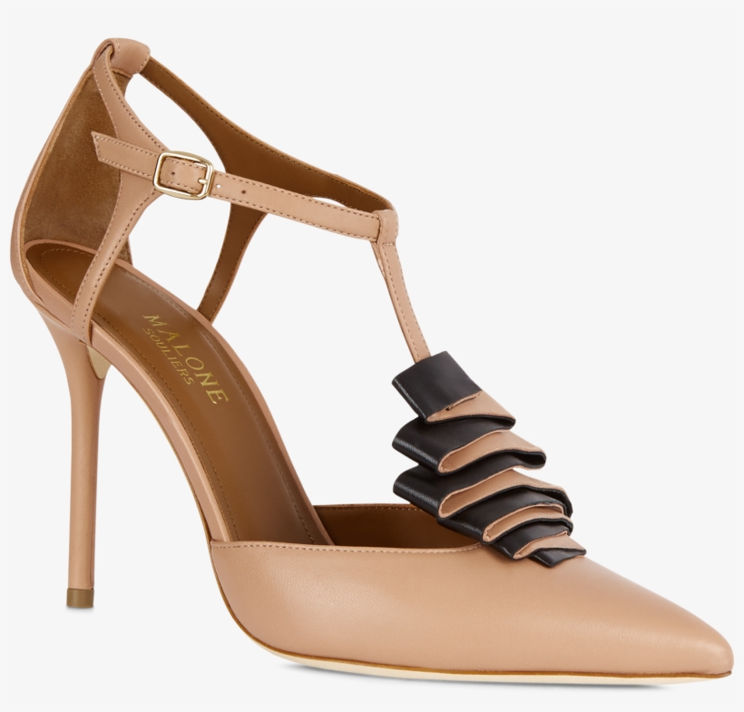 Nude Nappa Black Nappa - Sandal, transparent png