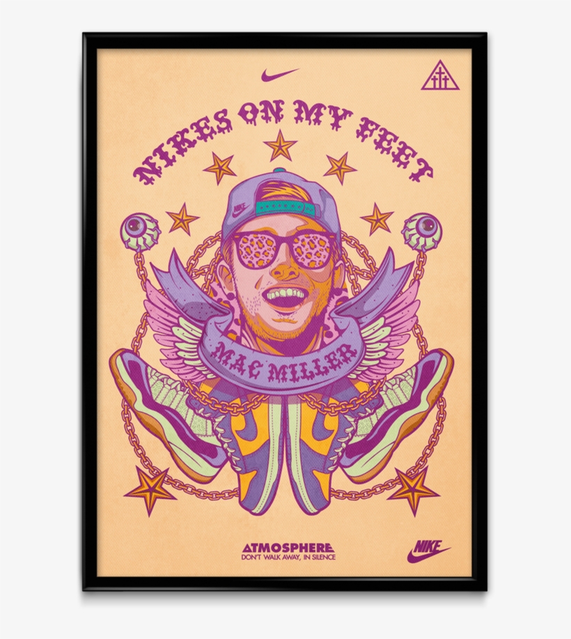 Mac Miller Concert Poster, transparent png
