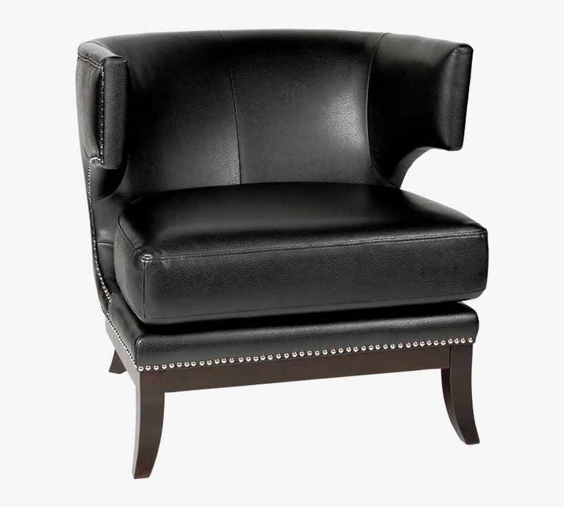 Rental, Chair, Seat, Seating, Club Chair, Black, Leather, - Club Chair, transparent png
