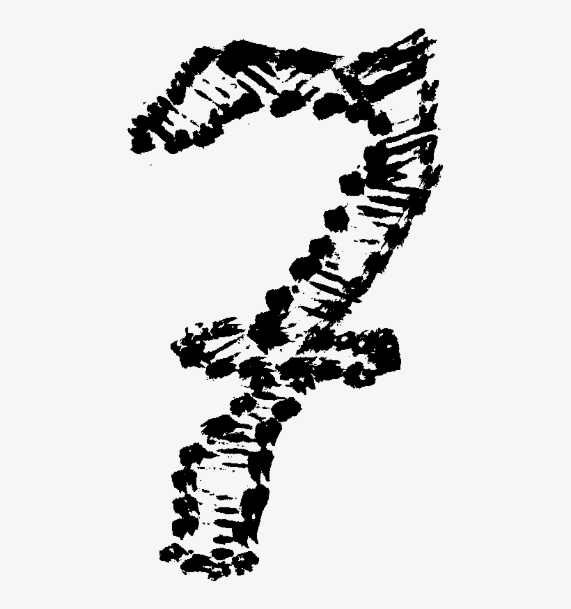 Grunge Number 5 5 - Illustration, transparent png