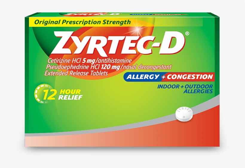 El Zyrtec Es Un Medicamento Que También Podemos Comprar - Zyrtec D Mg, transparent png