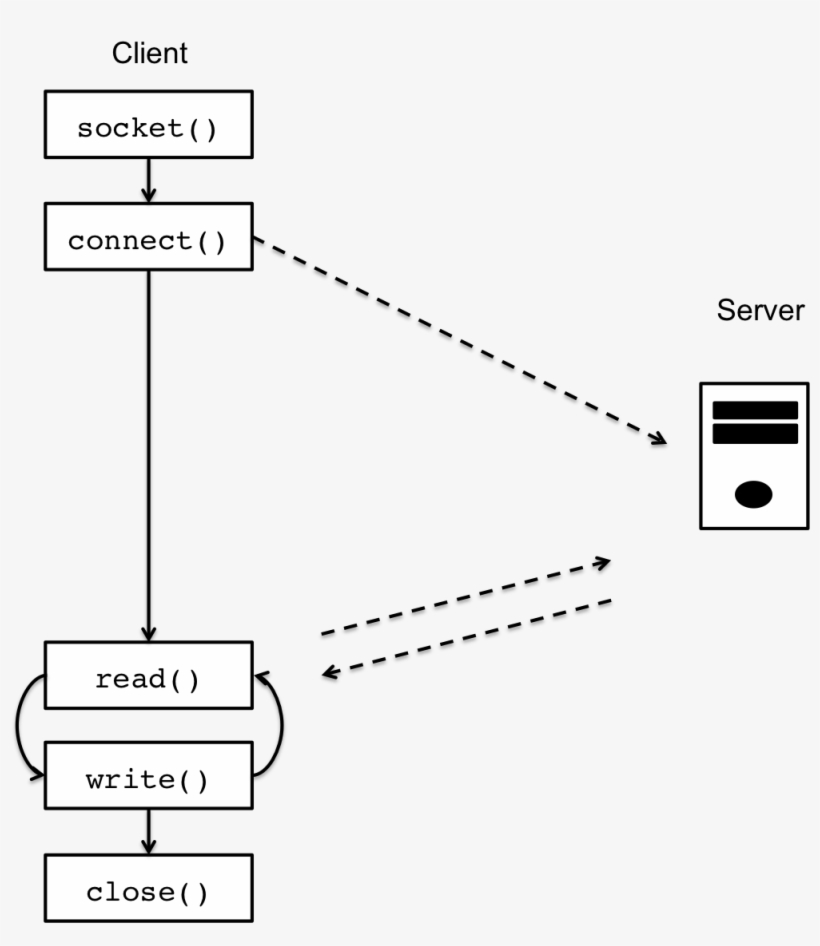 Download Transparent Lec23 Client Socket - Diagram - PNGkit