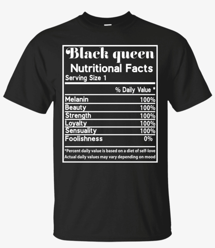 Black Queen Nutrition Facts T-shirt & Hoodie - Engineer Funny T Shirt, transparent png