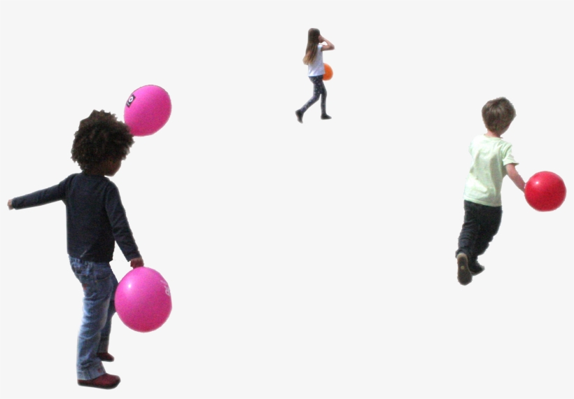 People Cutouts - - Kids Playing Png, transparent png
