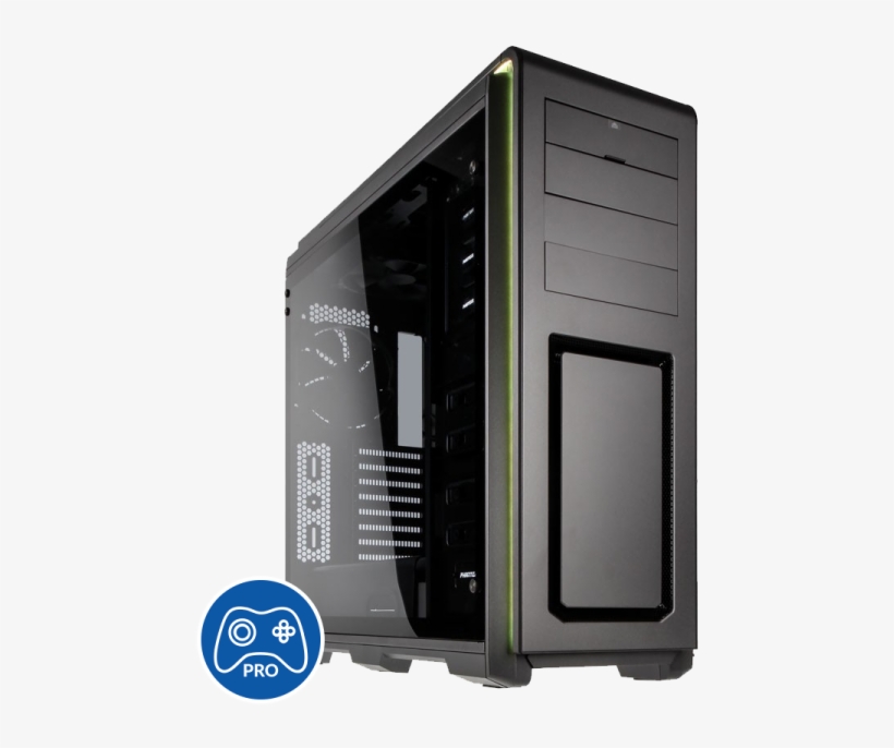 Award-winning Custom Pcs - Phanteks Ph-es614ltg_ag Chassis/tempered Glass Panel, transparent png