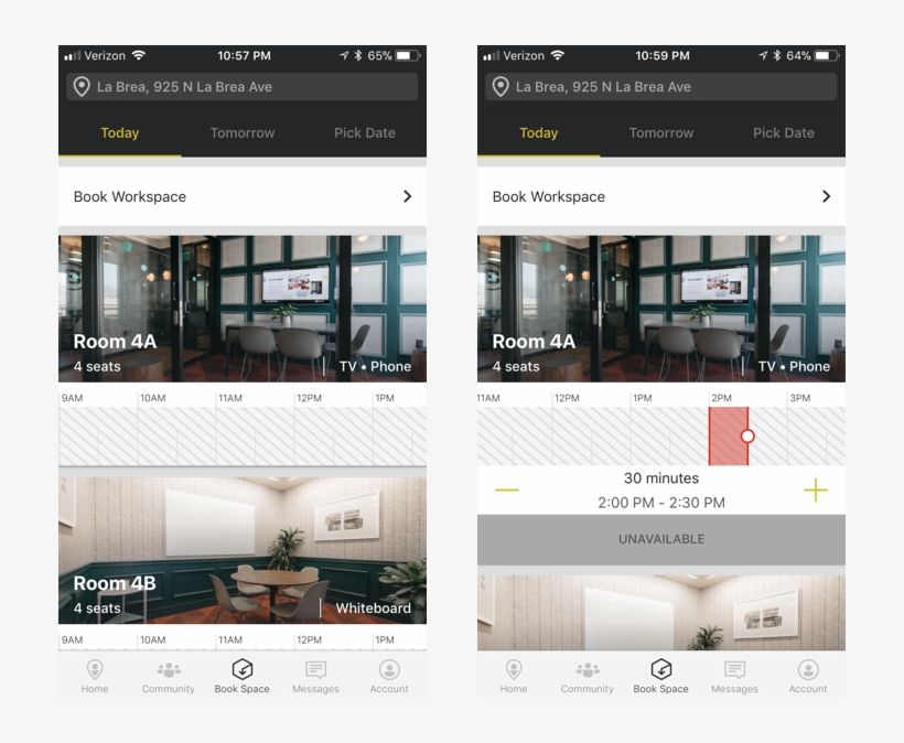 Booking A Conference Room From The Book Space Tab - Website, transparent png