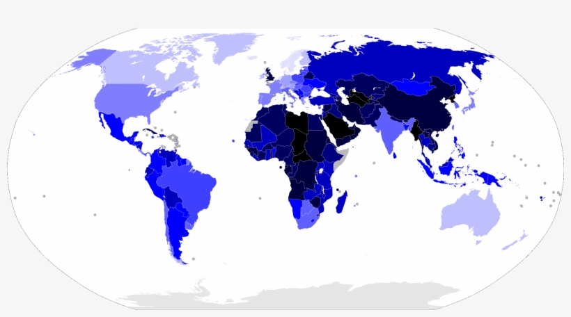File - Democracy Index - The Economist - 2007 2 - World Map, transparent png
