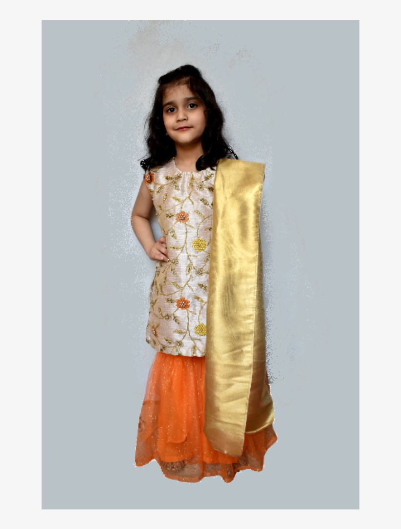 Buy Kids Orange Kurti Grara For Girls Online In Pakistan - Grara, transparent png