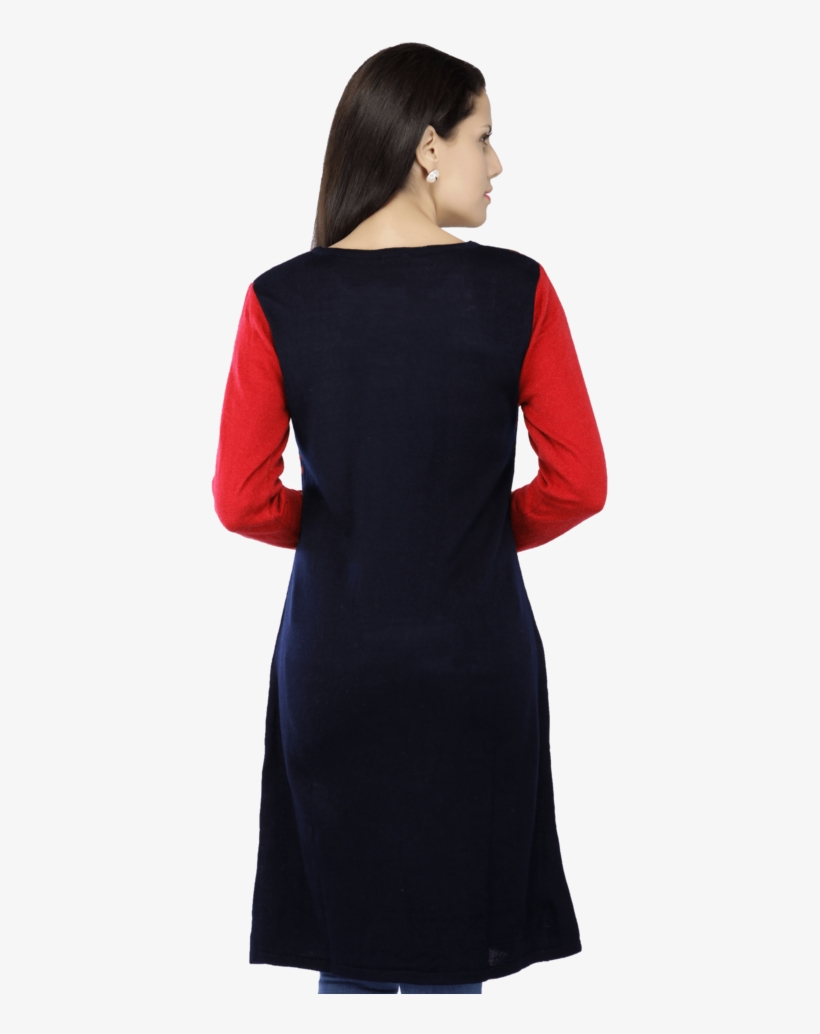 Women Long Sleeves Knit Kurta - Photo Shoot, transparent png