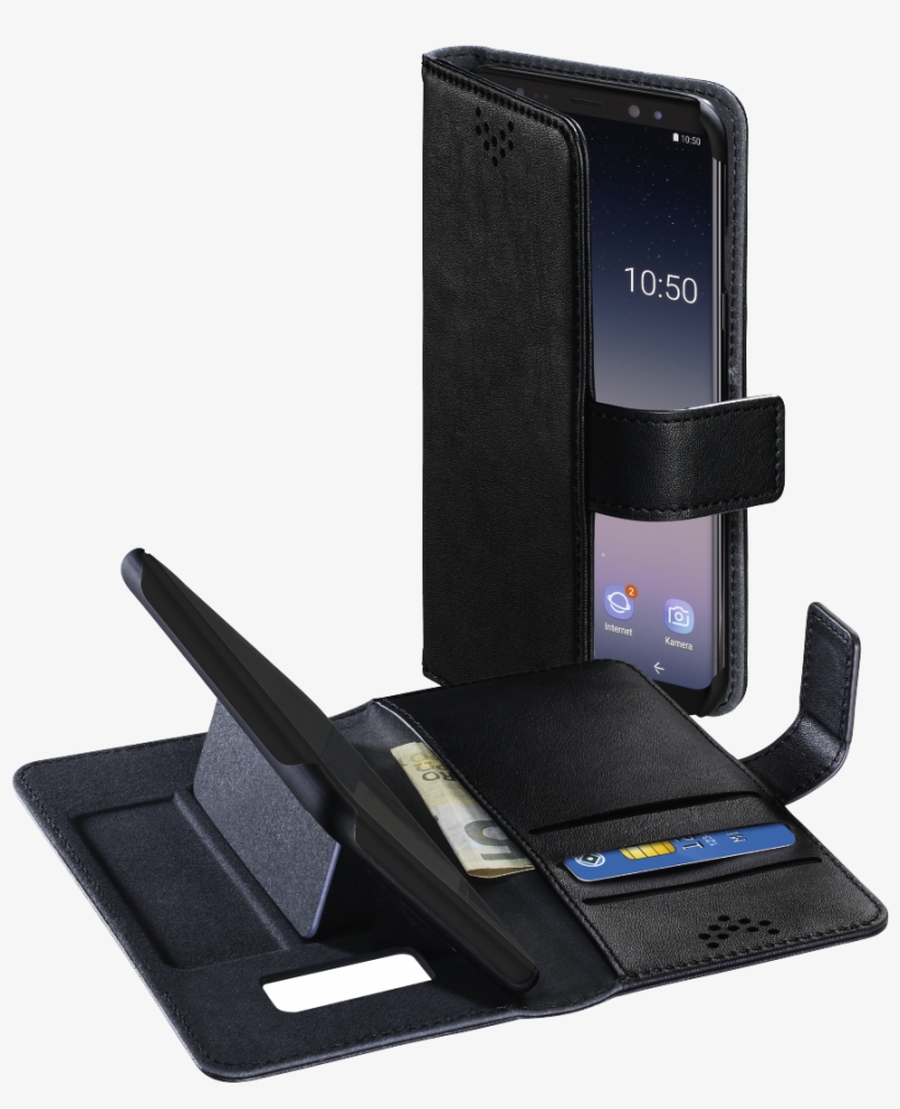 "stand-up" Booklet For Samsung Galaxy Note 8, Black - Samsung Note 9 Zubehör, transparent png