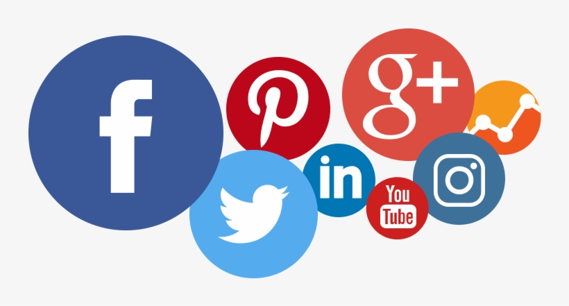 Different Networks, And Even Different Sources, Like - Social Media Icons Horizontal, transparent png