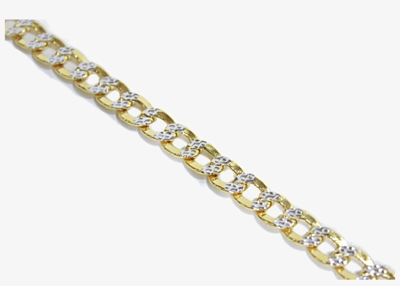 Diamond Cut Cuban Link Bracelet - Bracelet, transparent png