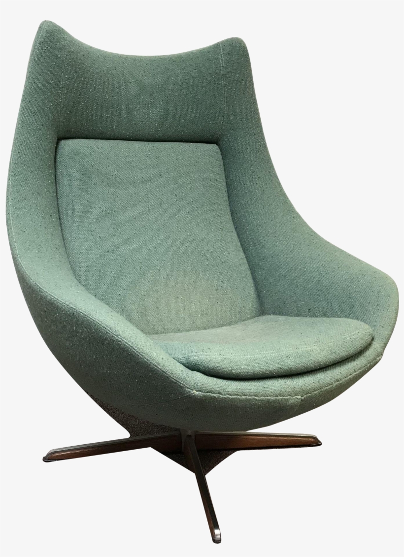 Mid Century Danish H - Office Chair, transparent png