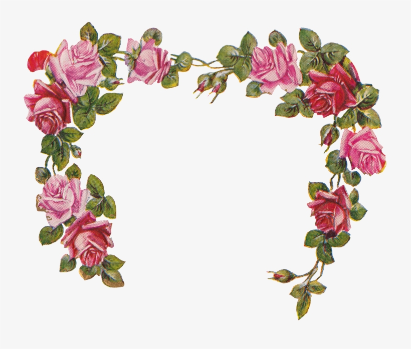 Wings Of Whimsy - Floral Frame Transparent Background, transparent png