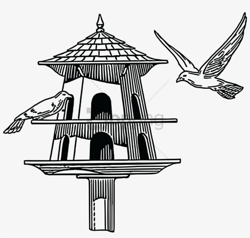 Free Png Download Pigeon House Black And White Png - Dovecote Clipart, transparent png